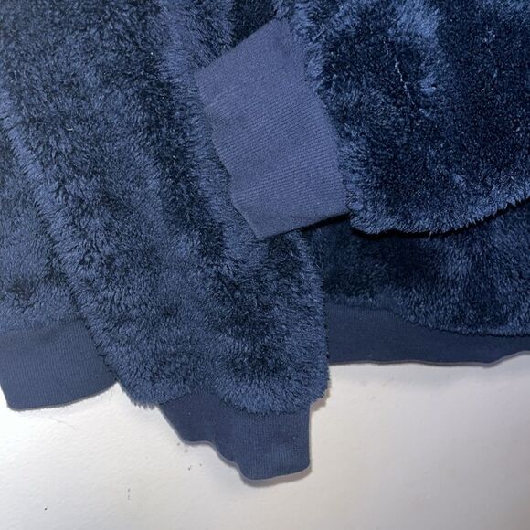 EXCELLENT CONDITION WOMEN’S CARVE DESIGNS BRIE SHERPA NAVY HOODIE SIZE XL - Picture 8 of 11